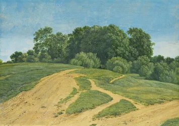 Tie peltojen poikki, noin 1821